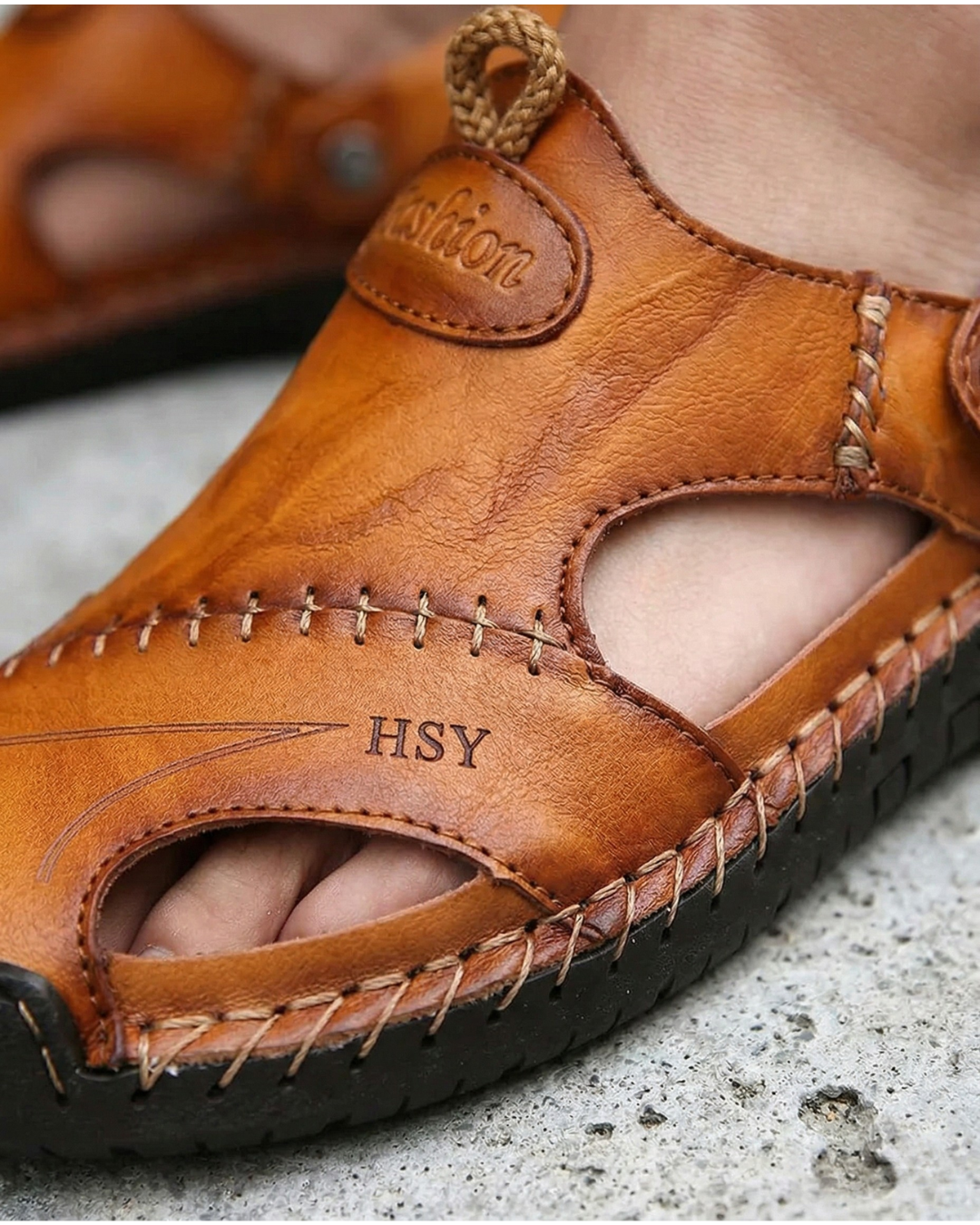 Orthopedische leren sandalen • Soleil Sole - Aanbieding: 1 kopen, 2 meenemen