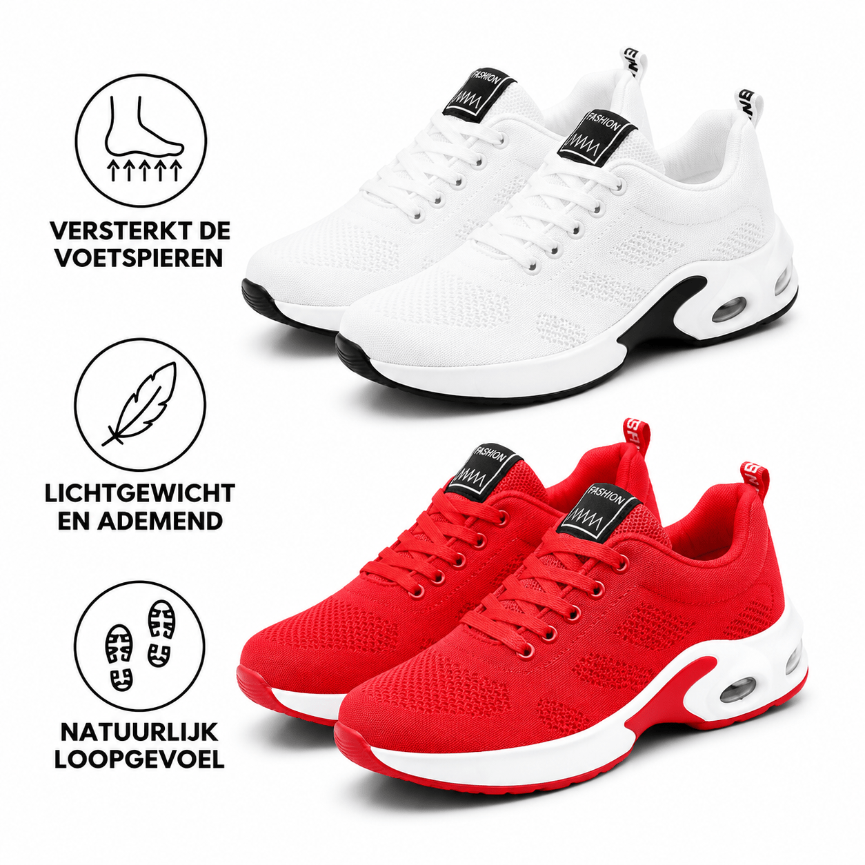 Orthocare™ | Orthopedische sneaker voor dagelijks gebruik en comfort - Actie: 1 + 1 gratis - Soleil & Sole