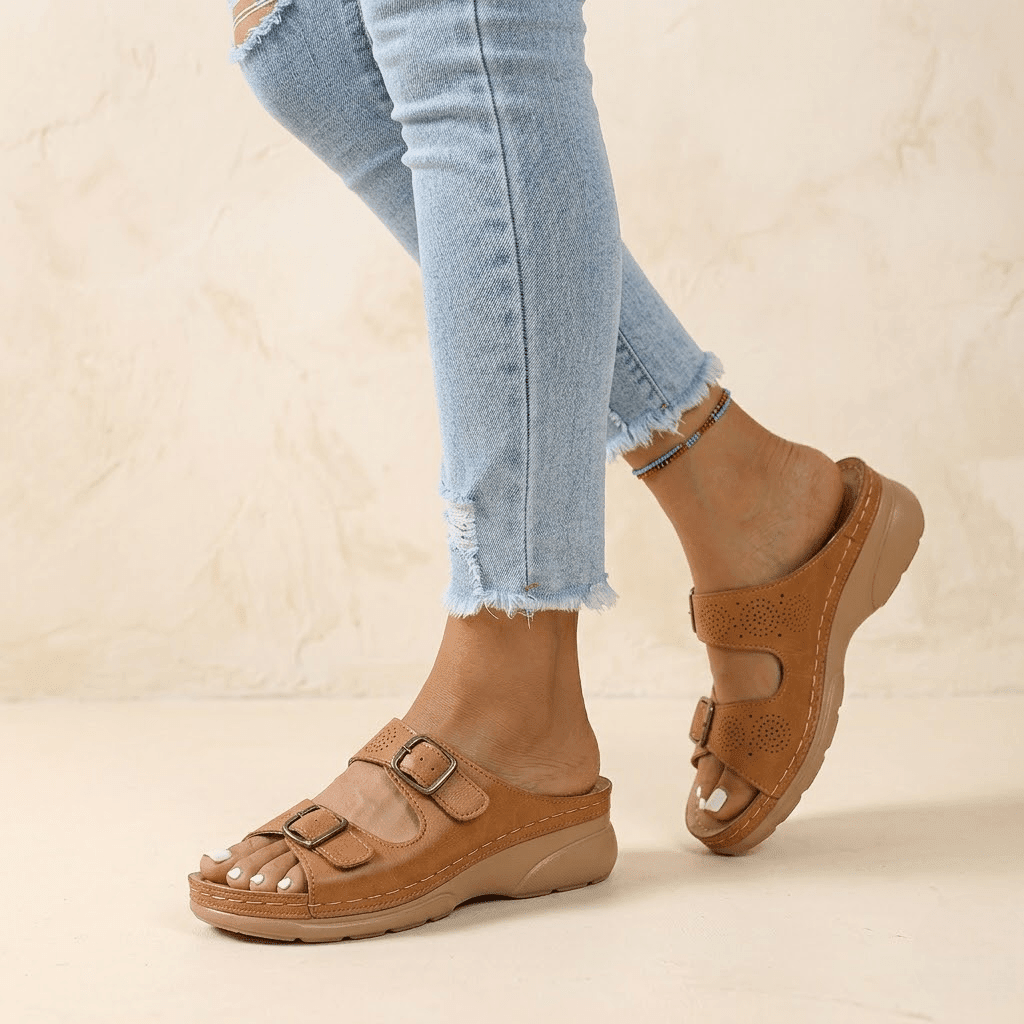 Orthopedische sandalen van Elegant Comfort – Uitstekend draagcomfort - Soleil & Sole