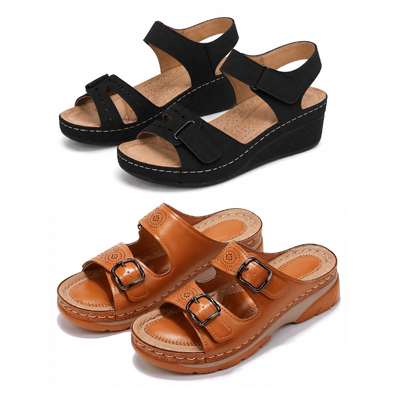 Elegant Comfort Ergonomische sandalen – Koop er 1, krijg er 1 GRATIS