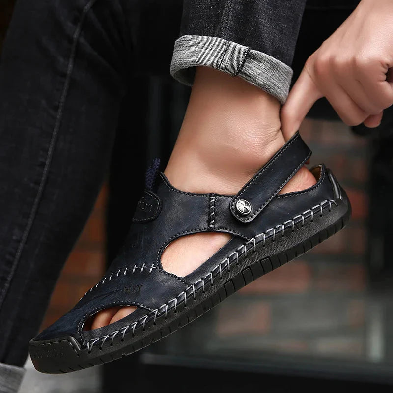 Orthopedische leren sandalen • Soleil Sole - Aanbieding: 1 kopen, 2 meenemen