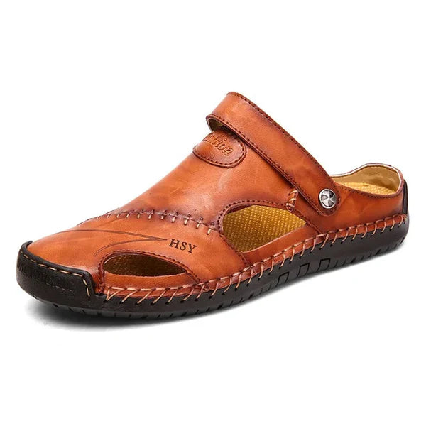 Orthopedische leren sandalen • Soleil Sole - Aanbieding: 1 kopen, 2 meenemen