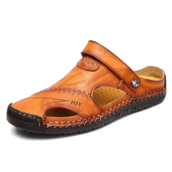 Orthopedische leren sandalen • Soleil Sole - Aanbieding: 1 kopen, 2 meenemen