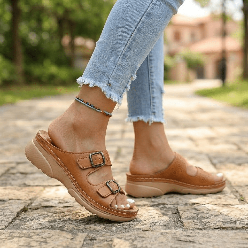 Sandalias Ortopédicas Elegant Comfort - Comodidad Superior - Zorya