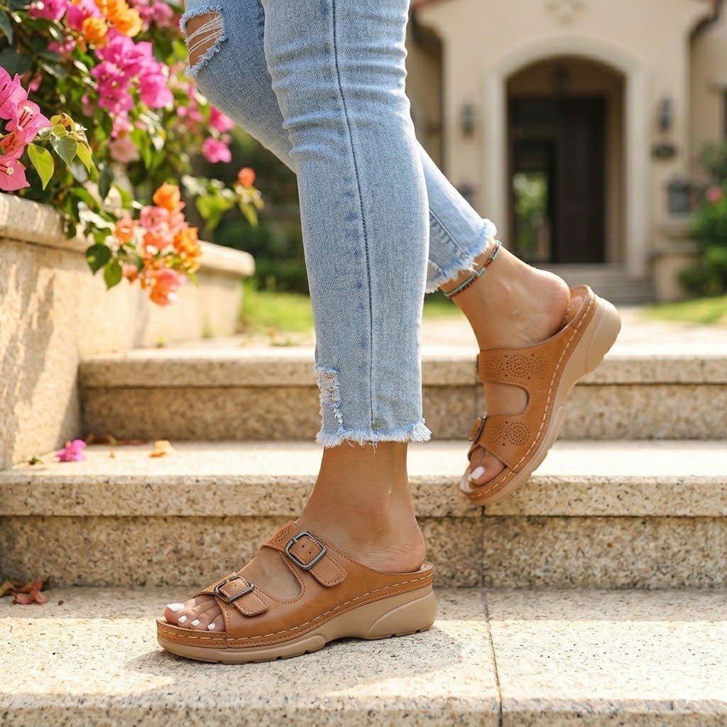 Sandalias Ortopédicas Elegant Comfort - Comodidad Superior - Zorya